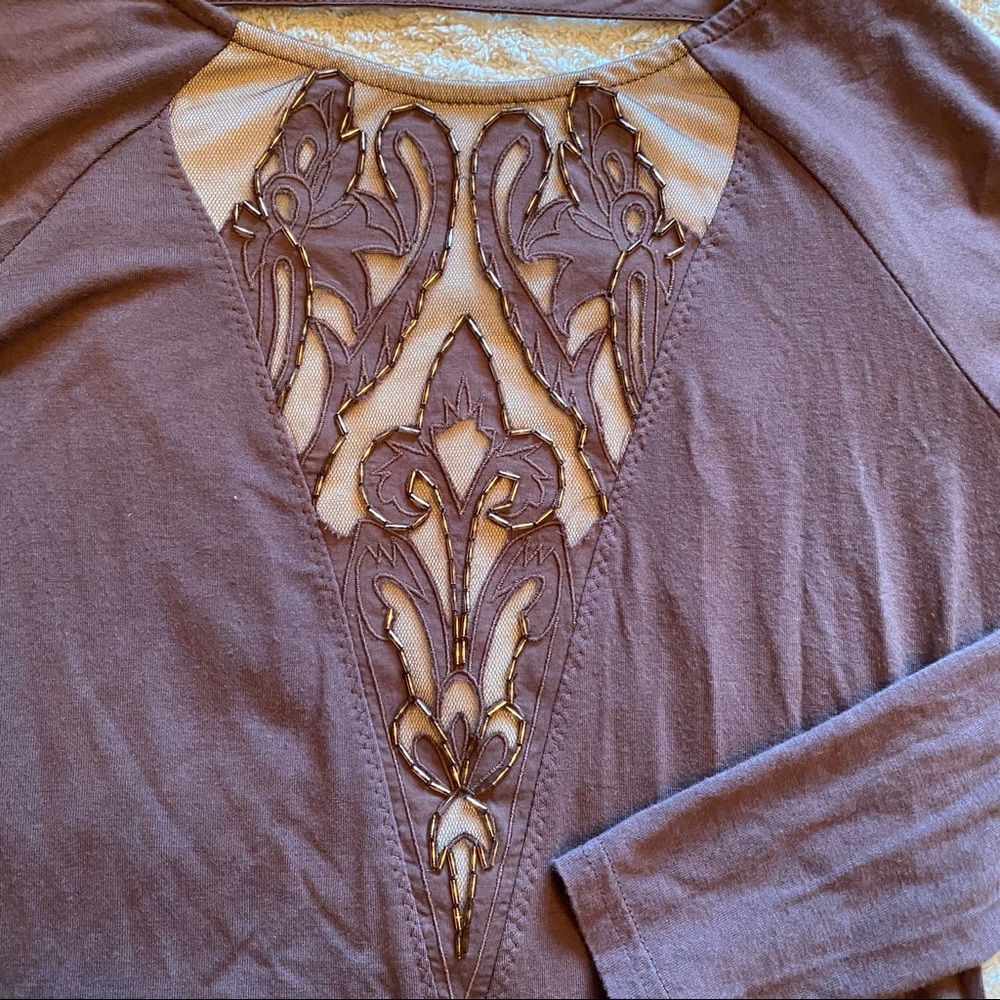 Open Back Mesh Tee - image 2